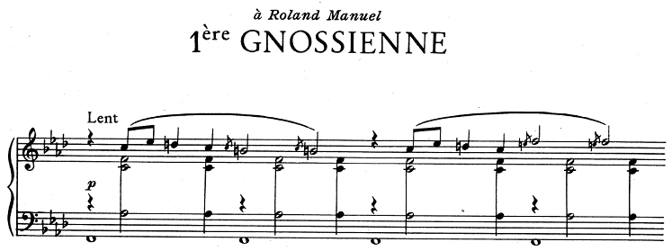 #17 Gnossienne #1 by Erik&nbsp;Satie
